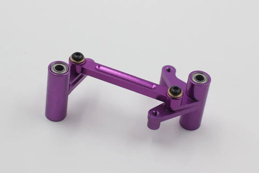 ALUMINUM-STEERING-ASSEMBLY-for-HPI-NITRO-MT2-or-RS4-3-III-Silver-purple-2803751544