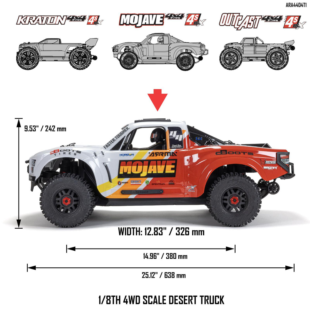 1/8 ARRMA MOJAVE 4S