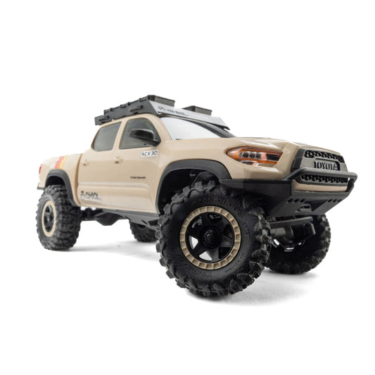 AXI-3289T2 1/30 SCX30 Toyota Tacoma 4x4 RTR Brushed Rock Crawler Overland Edition