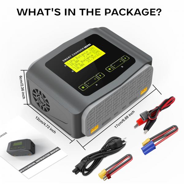 HTRC C6X2 Dual Balance Multi Li-Po Charger