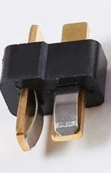 Black T Plug Connector Male (Deans Style) 5 pcs