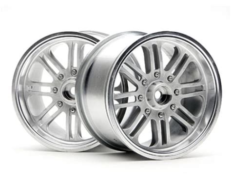 HPI Matte Chrome 8-Spoke Wheel (2) (Savage X) HPI3139