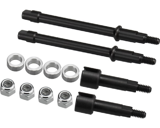 SCX30 +2mm Wide Track Axle Set SXTY39AW02