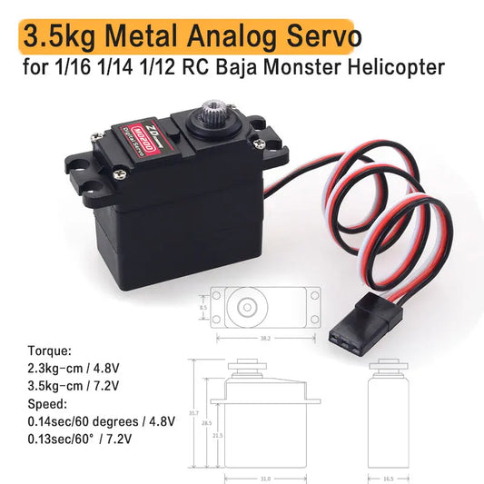 SP2146 3.5kg Metal Geared Servo