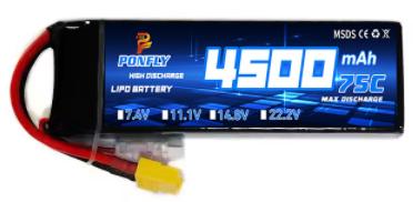 3s 11.1v 4500mah Li-Po Battery