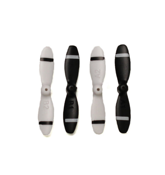 Rage RC 4103 Propeller Set, Black/White (4) Pico X
