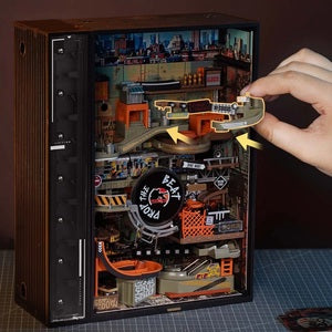 Robotime Hip-Hop Street Marble Run Mechanical 3D Puzzle