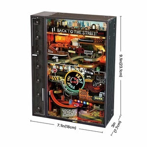 Robotime Hip-Hop Street Marble Run Mechanical 3D Puzzle