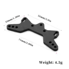 Carbon Fiber Front and Rear Shock Tower Plate for Tamiya TT-02B
