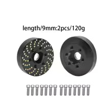 Brass Wheel Hex Hub Adapter for 1.9 2.2 Beadlock Wheels