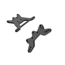 Carbon Fiber Front and Rear Shock Tower Plate for Tamiya TT-02B