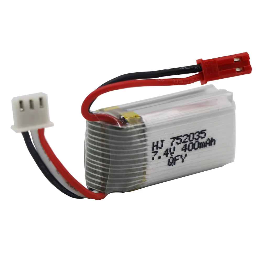 7.4v 400 mah Li-po Battery Fits 500mm Rage Planes