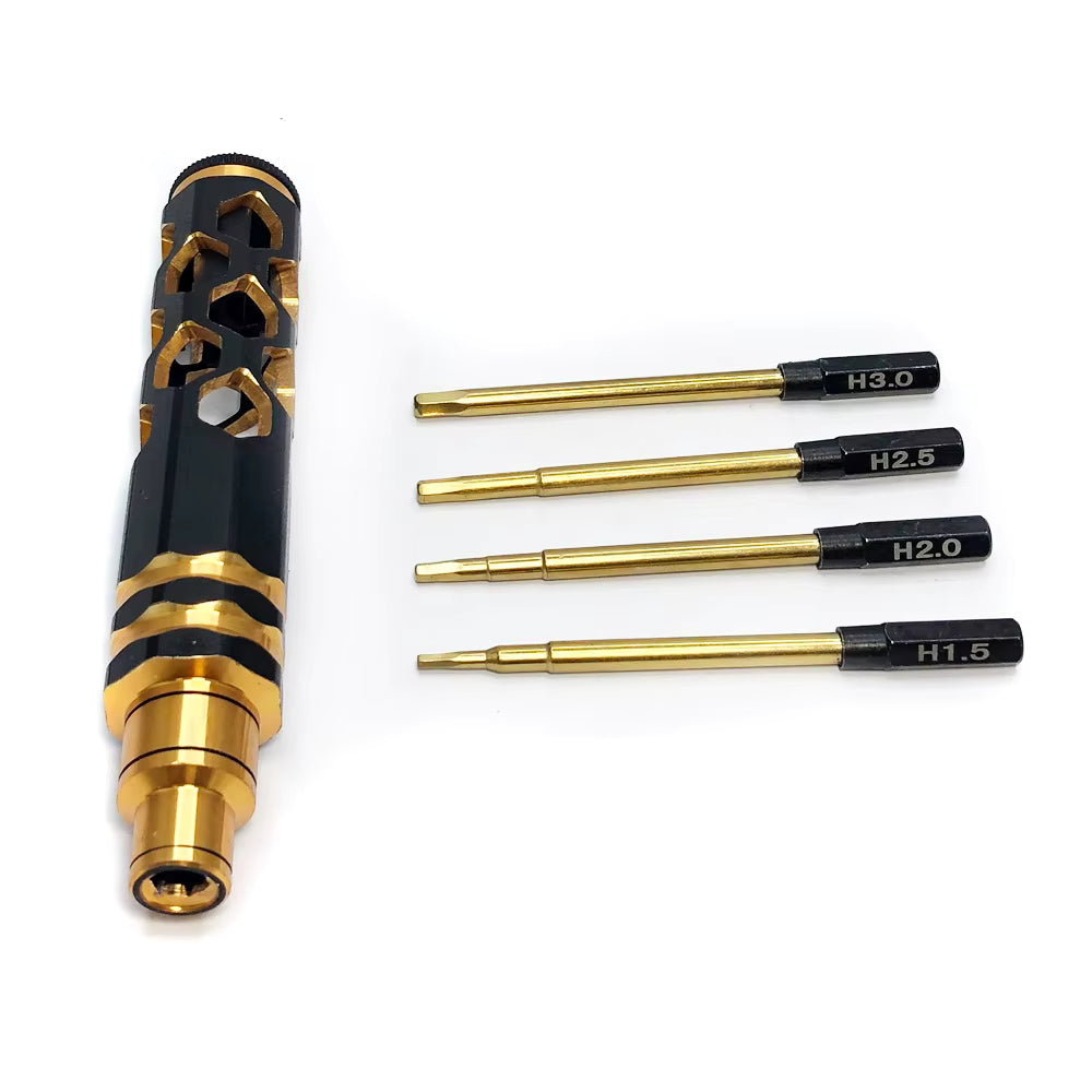 Pro-grade hex screwdriver set