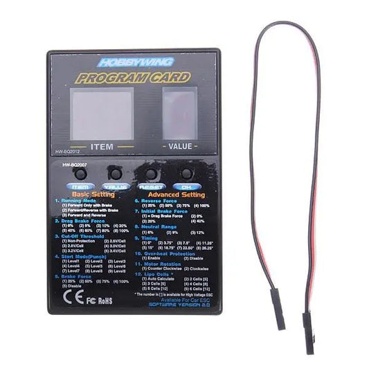 Hobbywing Programming Card hw-bq2007
