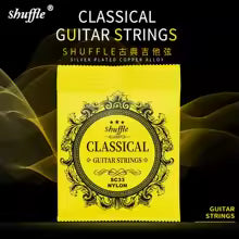 Shuffle Classical Guitar Strings Nylon Core Silver-plated Copper Alloy Wound