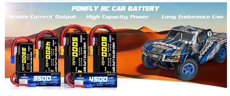 2s 7.4v 6000mah 75c Hi Discharge Li-Po Battery