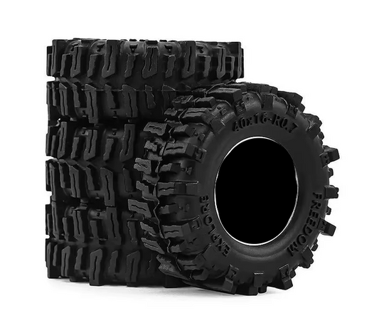 4Pcs 0.7Extreme Terrain Tires AXIAL SCX30 1/30 Crawler 4pcs (Copy)
