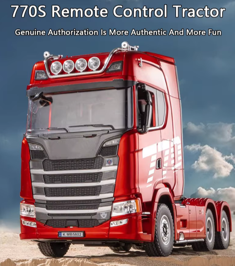 Scania 770S 19ch RTR 1/18 Red 1501