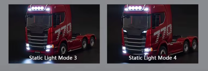 Scania 770S 19ch RTR 1/18 Red 1501