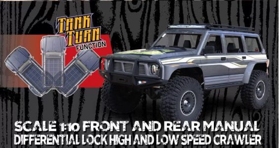 YIKONG YK4107Pro 1/10 Brushless RC Crawler