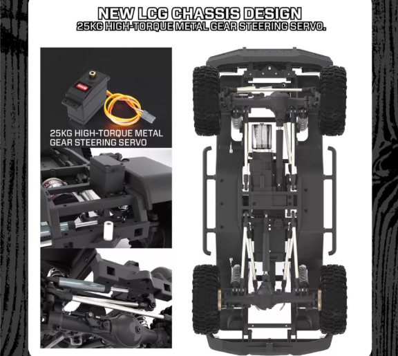 YIKONG YK4107Pro 1/10 Brushless RC Crawler