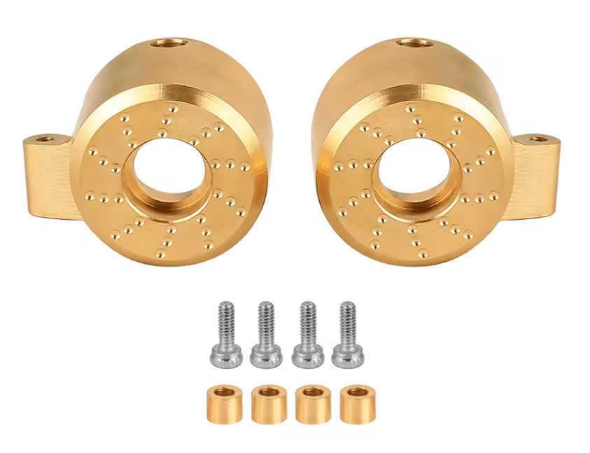 SCX30 16g Brass front C hub Upgrade