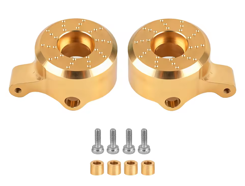 SCX30 16g Brass front C hub Upgrade