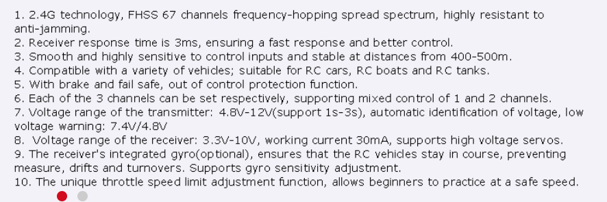 Dumbo RC X6 Transmitter/ P6F Receiver