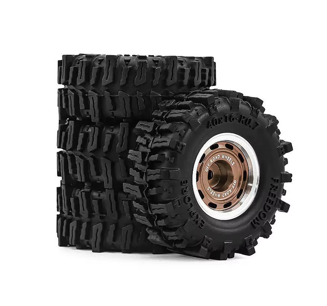 TTIRC 0.7 Inch Metal Beadlock Wheels SCX30