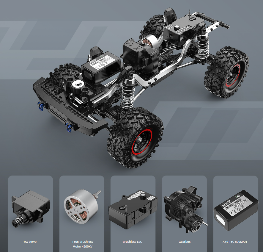 H18P 1/18 Brushless RC Car MJX