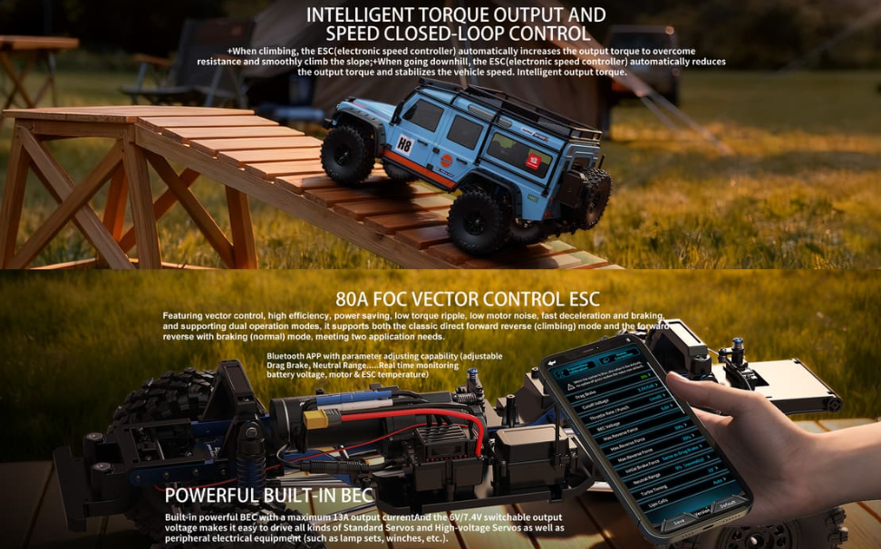 H8H 1/8 Brushless RC Car MJX v2