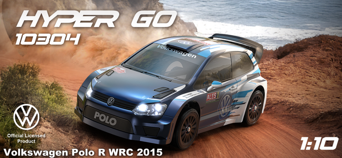 MJX HYPER GO 10304 2015 Volkswagen Polo R WRC