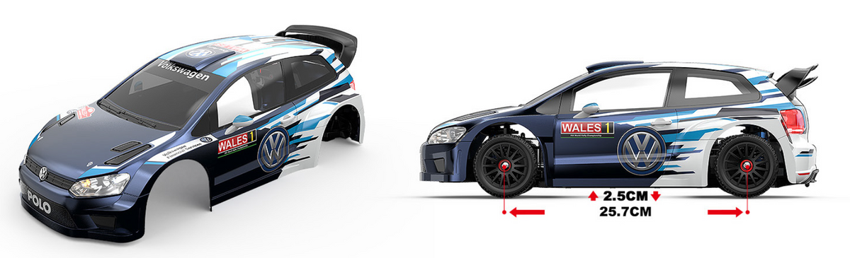 MJX HYPER GO 10304 2015 Volkswagen Polo R WRC
