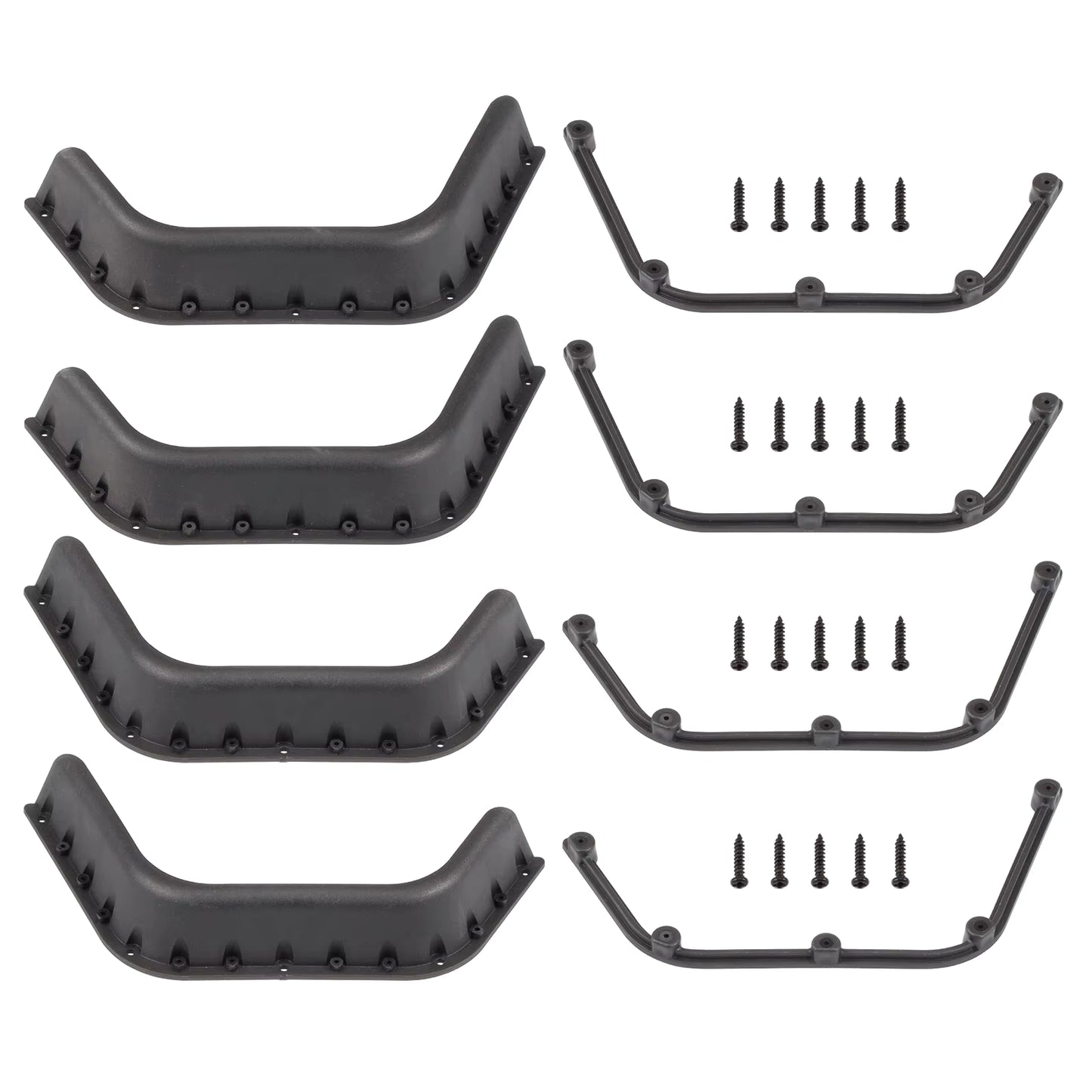 RC Crawler decorate Plastic Wide Fender Flares Set 1/10