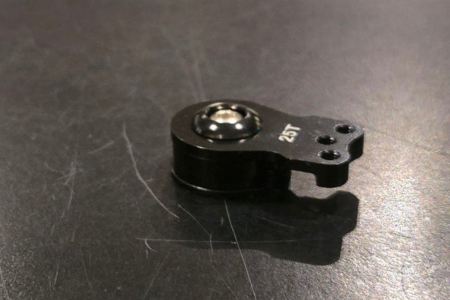 25t Spline Aluminum servo saver (Black)