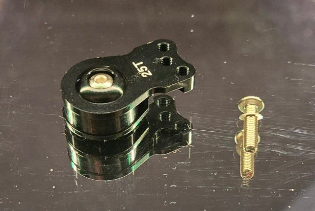 25t Spline Aluminum servo saver (Black)