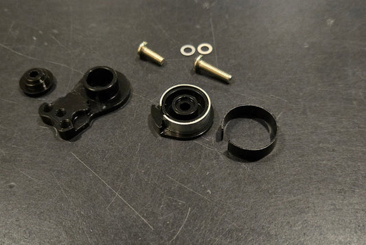 25t Spline Aluminum servo saver (Black)