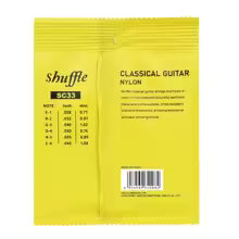 Shuffle Classical Guitar Strings Nylon Core Silver-plated Copper Alloy Wound