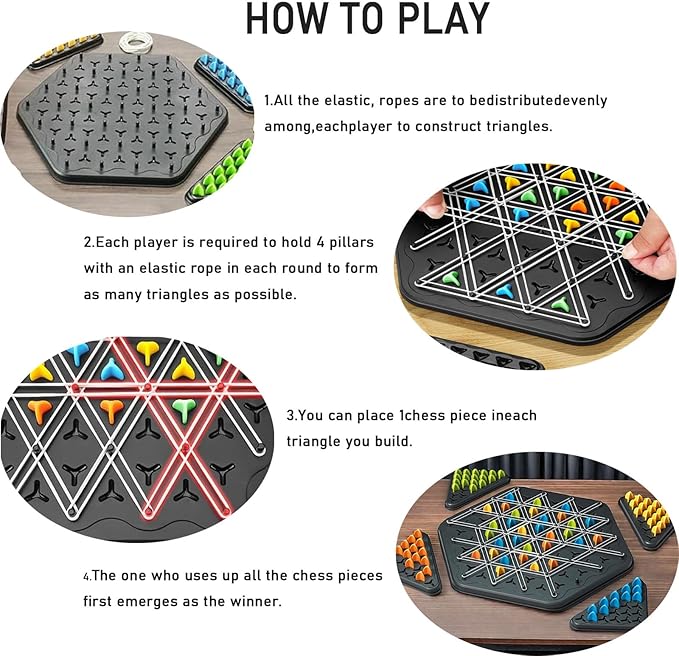 Triangle Chess with Connected Lines