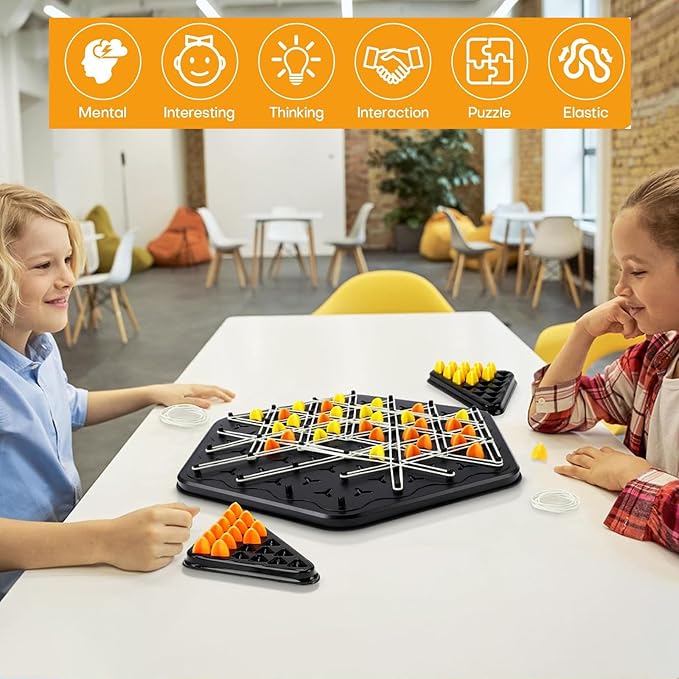 Triangle Chess with Connected Lines