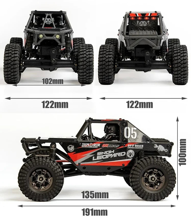 UDI R/C UCX2405 Pro 1:24 Brushless FOC Competition Rock Crawler Yellow