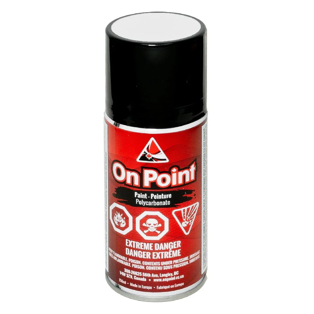 On Point 150mL RC Spray Paint - Metallic White