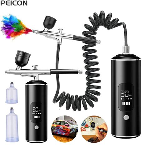 Battery Powered Portable Airbrush Painting Mini Spray Gun