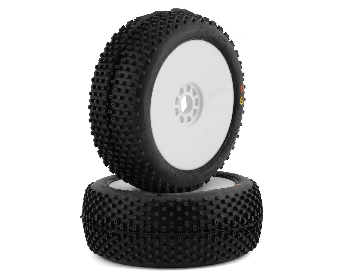 AKA AKA 1/8 BUGGY CROSSBRACE PRE-MOUNTED WHITE(GREEN) 14004spw