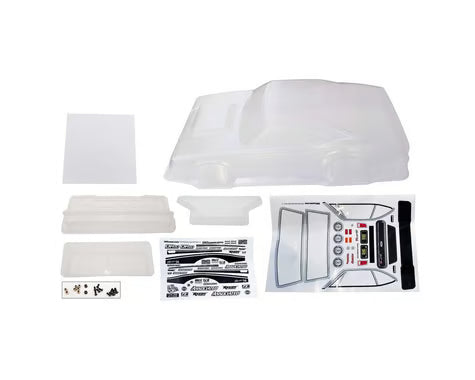 Team Associated DR10 Reakt Drag Body, clear