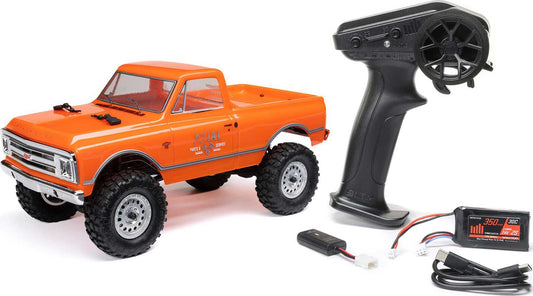 SCX24 1/24 1967 Chevrolet C10 4WD Truck RTR, Orange