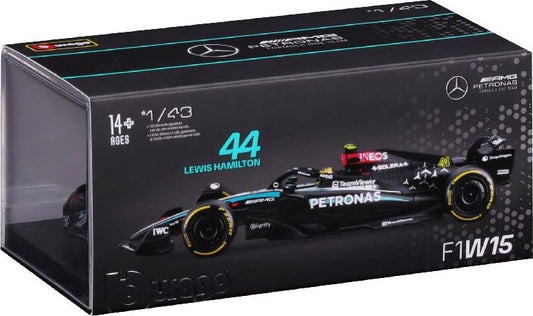 1/43 F1 Mercedes W15 w/helmet (2024) Hamilton #44