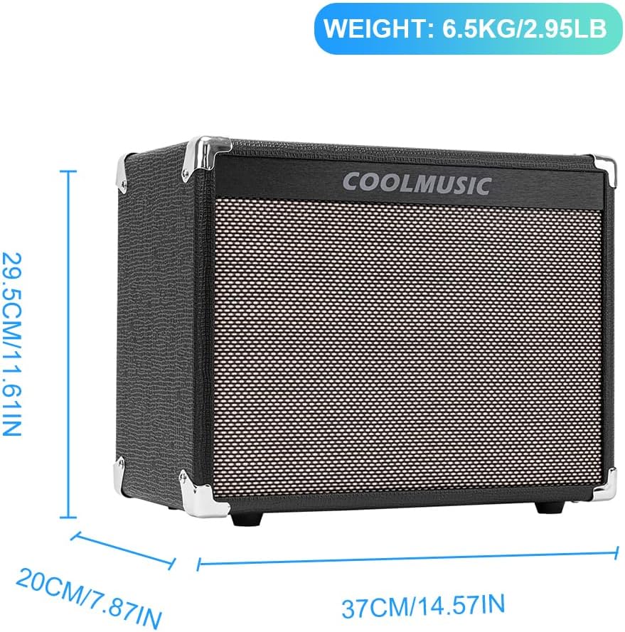 COOLMUSIC Electric Guitar Amp 25W Amplifier