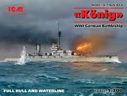 ICM00014 1/700 WWI German Konig Battleship