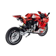 iM.Master Building Block Motorcycle - Red - 557 Pieces